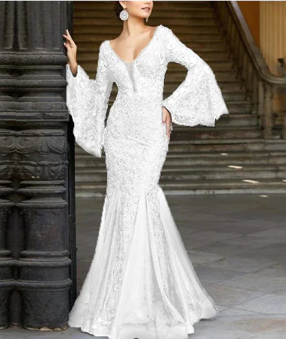 2019 Elegant Mermaid Evening Gown for Parties