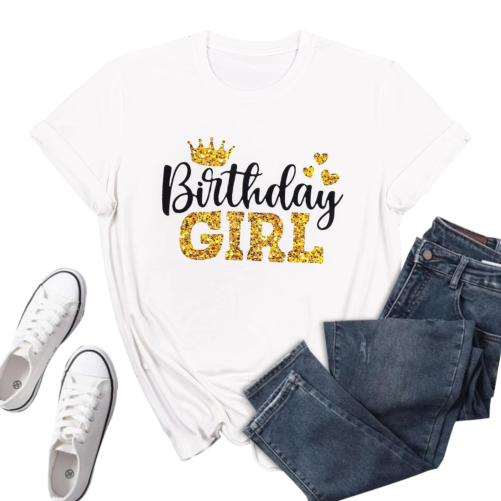 Birthday Queen Women's Tee 2XL White