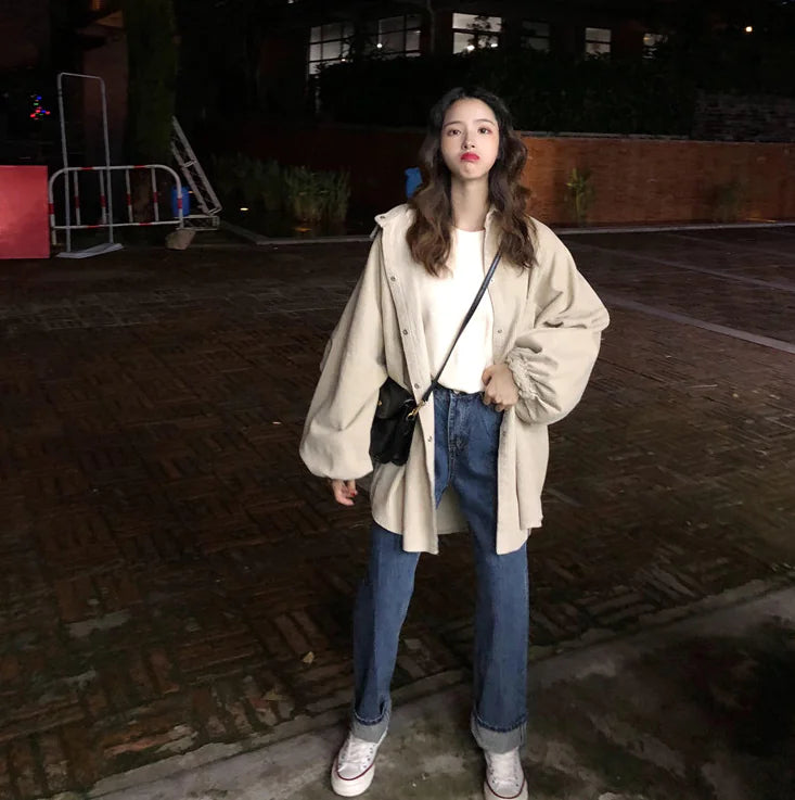 Corduroy Cotton Cardigan