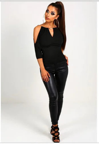 Chic Off-Shoulder Casual Tee