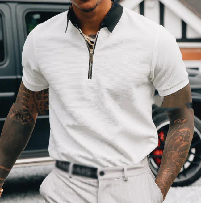 Zip Collar Polo