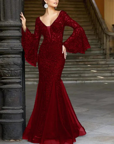 2019 Elegant Mermaid Evening Gown for Parties
