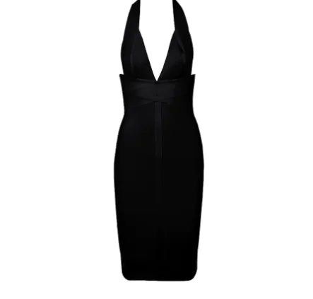 2019 Summer Sexy V-Neck Backless Club Dress