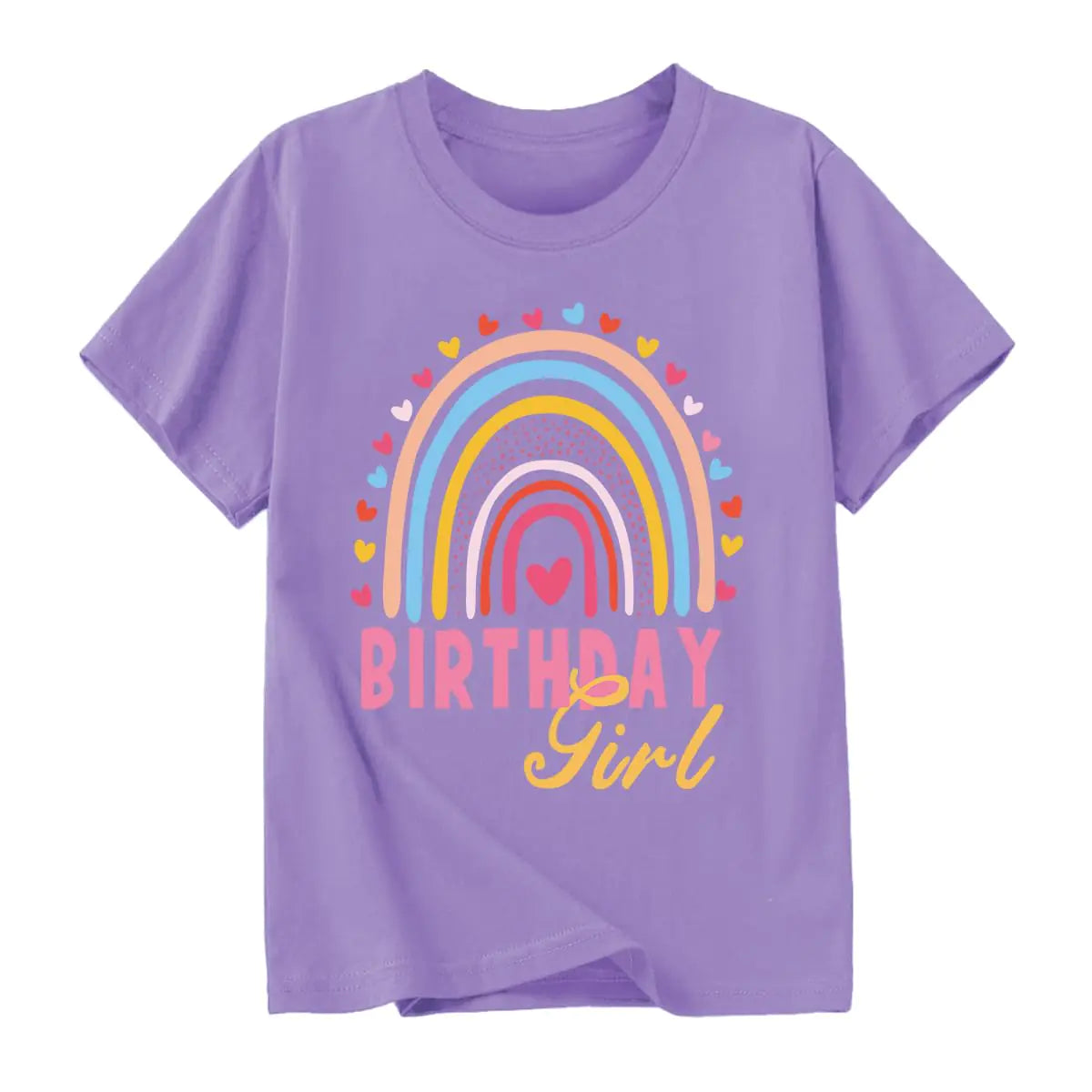 Birthday Princess Colorful Tee for Kids