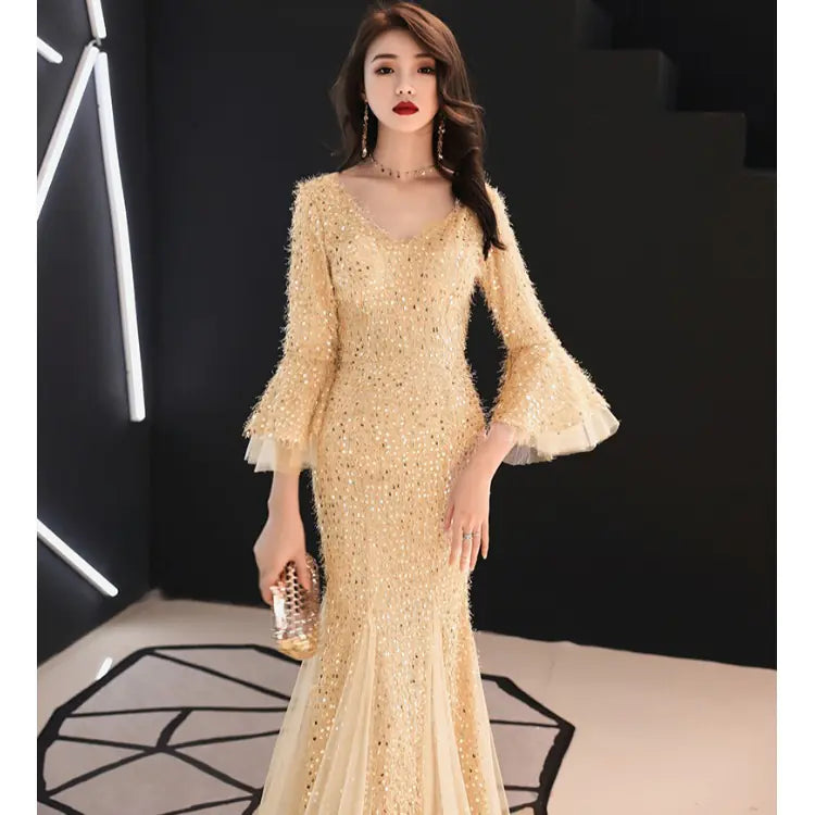 2019 Elegant Mermaid Evening Gown for Parties