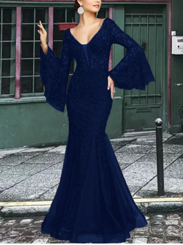 2019 Elegant Mermaid Evening Gown for Parties